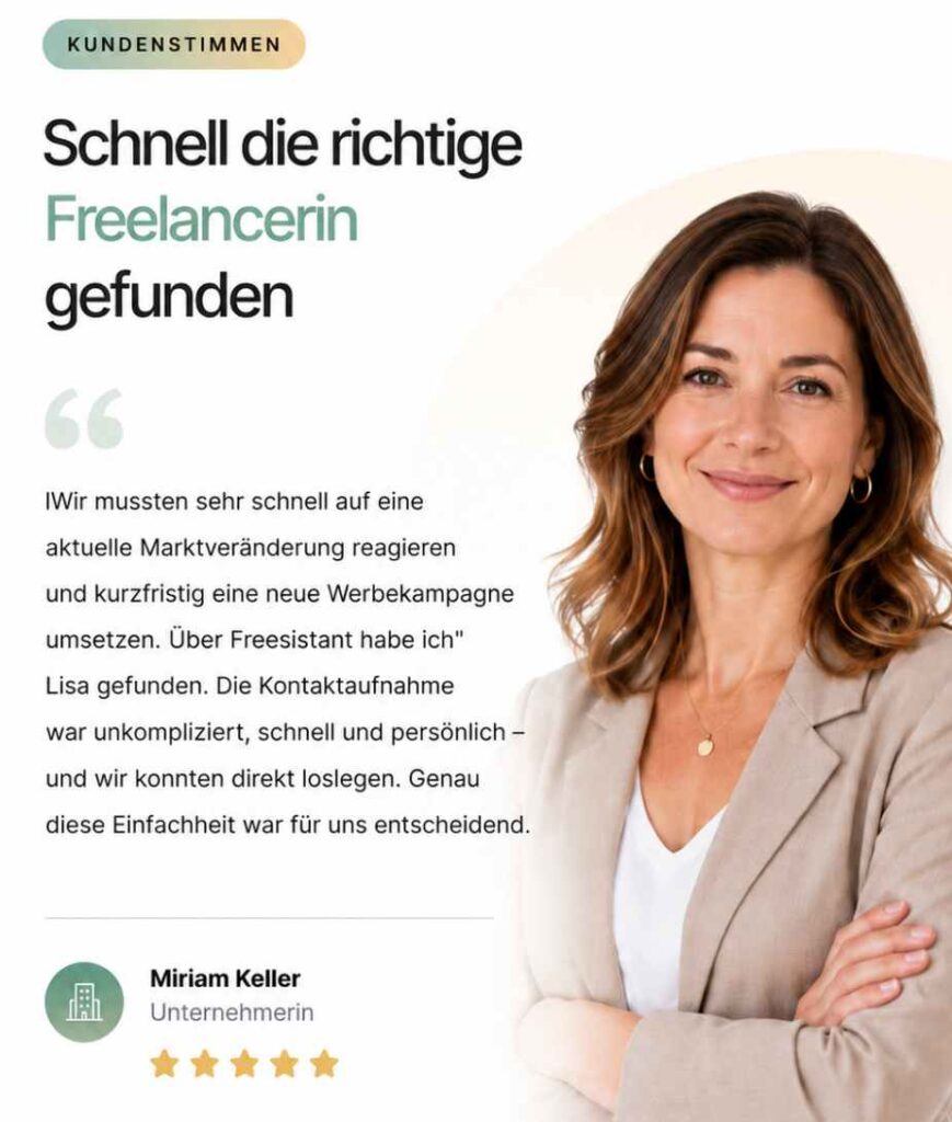 Erfahrungen_Freesistant_Plattform