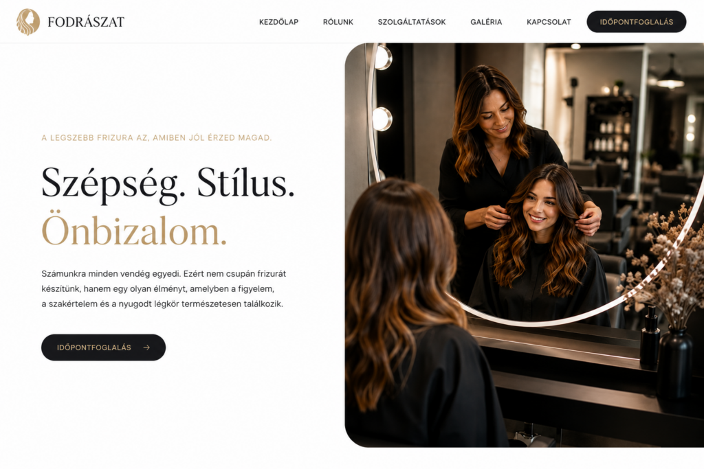 Friseursalon – Demoprojekt